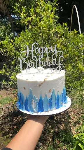 Birthday Cake Azul 